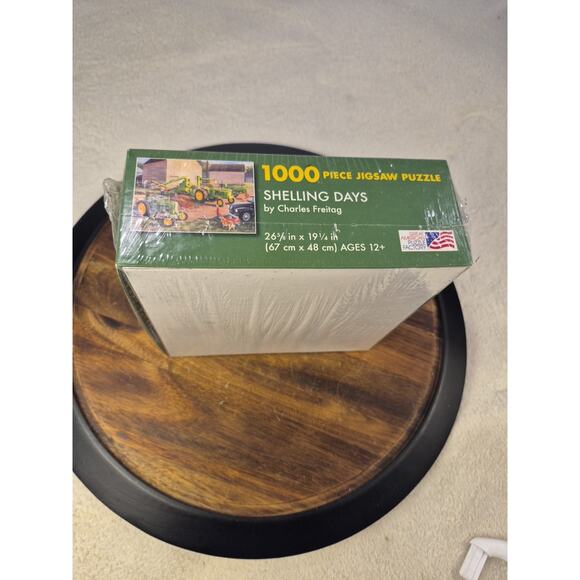 NOS VTG 2005 Great American Puzzle John Deere Shelling Days 1000 Pcs Jigsaw USA - Picture 3 of 4